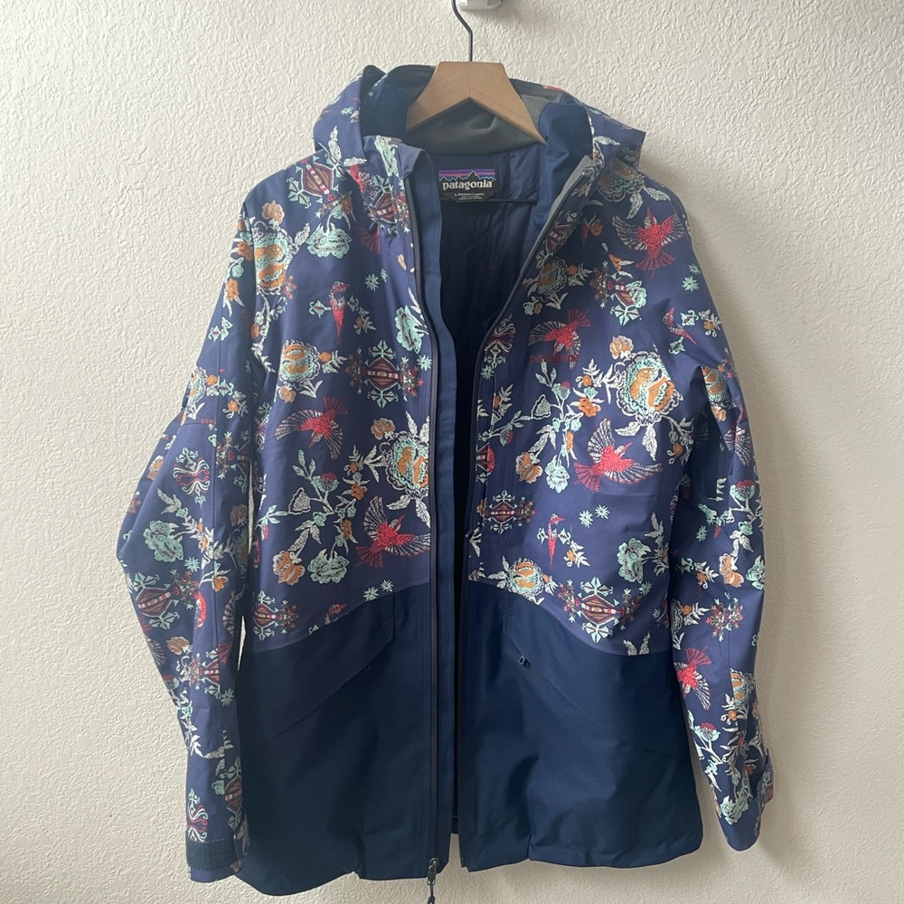 Patagonia Navy Floral coat